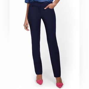 New York & Company Navy Straight Leg Women's Pants
